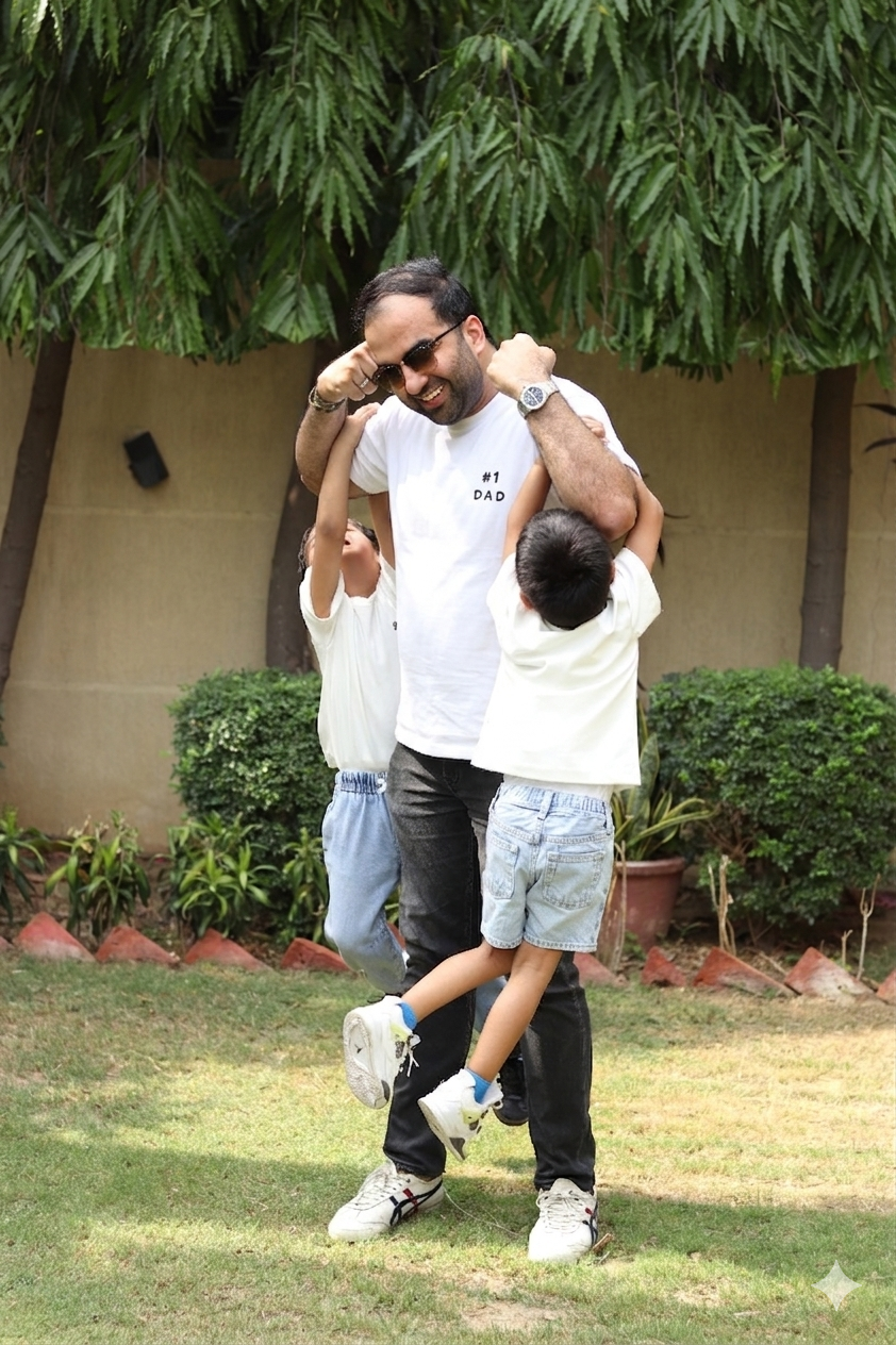The '#1' Capsule: Father & Son Matching Set