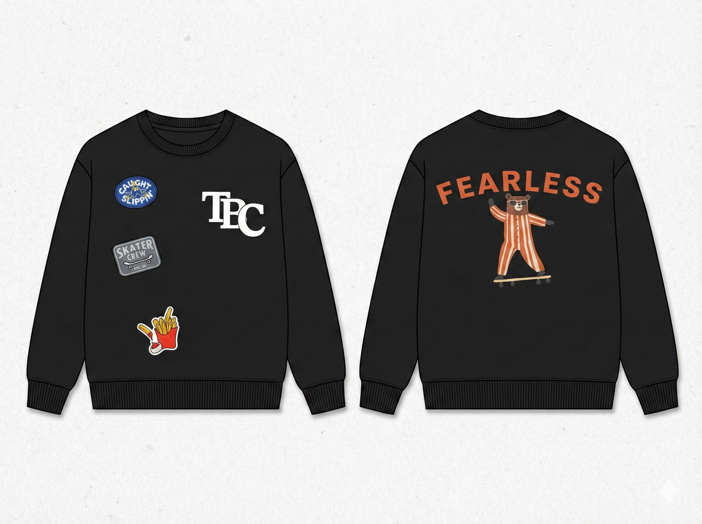 The Boy Crew – Fearless Skater Sweatshirt