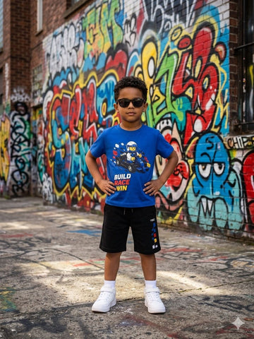 TBC LEtsGO Kart Racing T-Shirt & Shorts Set