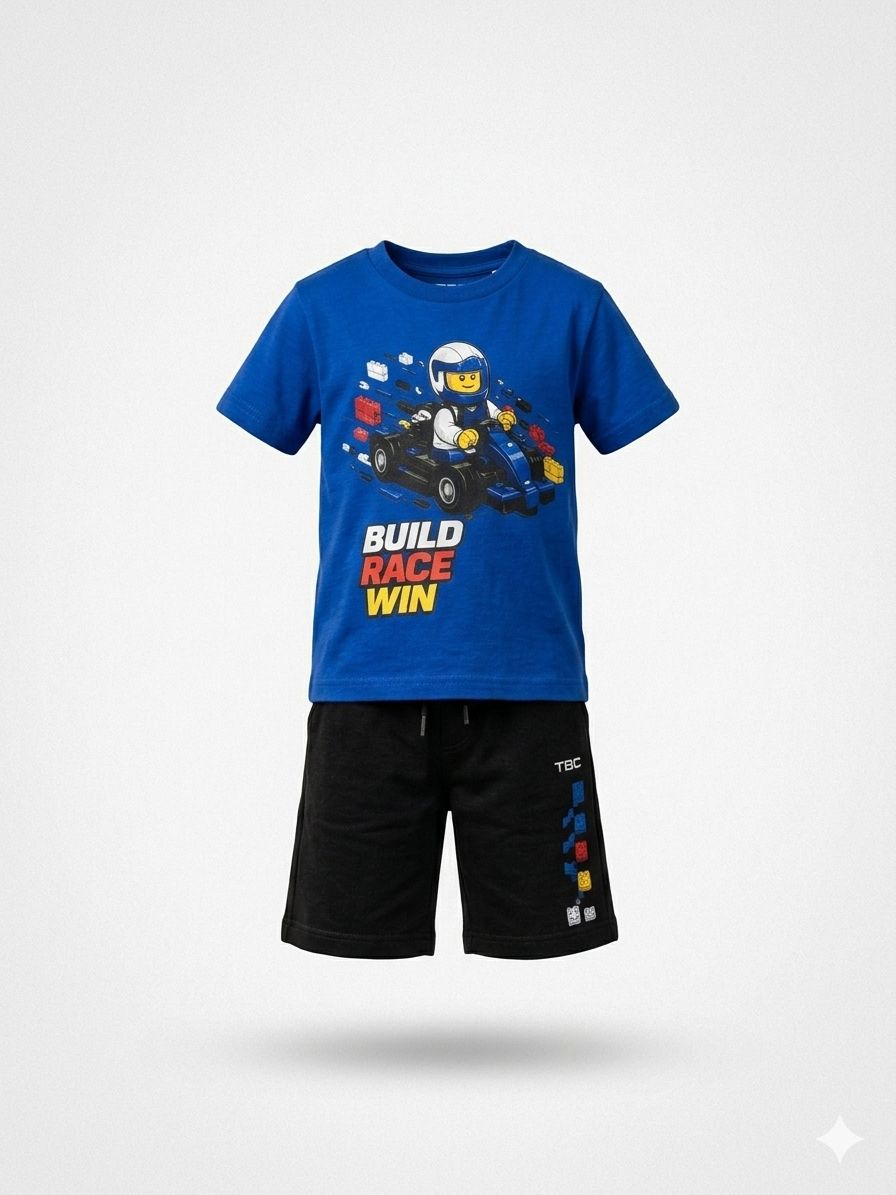 TBC LEtsGO Kart Racing T-Shirt & Shorts Set